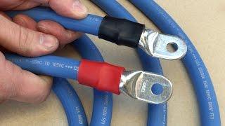 Make Your Own Battery Cables Part 2 - Adding the Lugs  Polar Wire