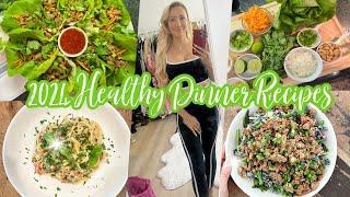 * NEW* COOK WITH ME  THREE HEALTHY DINNER RECIPES 2024