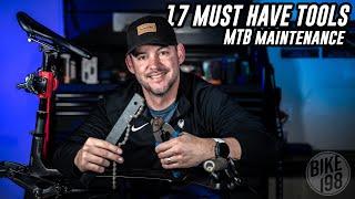 17 MUST HAVE BIKE TOOLS that EVERY mountain biker should own - BIKE MAINTENANCE TIPS