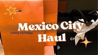 Mexico City Luxury Haul  Unboxing Chanel Hermes Louis Vuitton Dior 