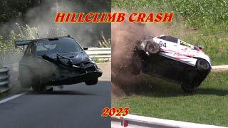 Best of Hillclimb Crash 2023  Crash & Fail Compilation  Bergrennen - Course de Côte - Cronoscalate