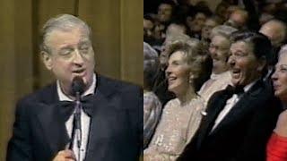 Rodney Dangerfield Has President Reagan Laughing Up a Storm 1981