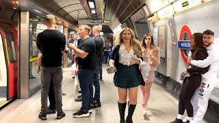 London night walk 2022  Walking London underground Waterloo Station  London Walk 4K