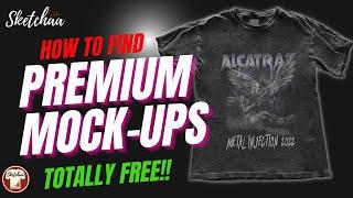 Free mockup t shirt  How to find Premium Mockups for free  PSD Mockups for free