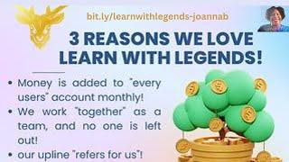 Can We Earn from the Learn with Legends Platform?  #learnwithlegends