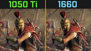 Assassin’s Creed Odyssey GTX 1050 Ti vs. GTX 1660 i5 7400