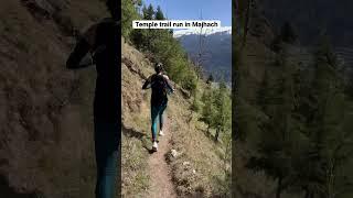 First trail run on Majhach trails ️‍️