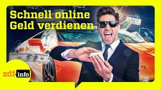 Influencer Network Marketing und leere Versprechen Schnell online Geld verdienen  ZDFinfo Doku