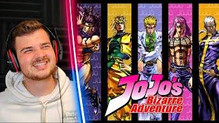 Reacting to JoJos Bizarre Adventure Villain Themes 1-8 for the FIRST TIME