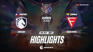 Liquid Echo vs Falcon Esports HIGHLIGHTS MSC 2024  FCON VS TLPH ESPORTSTV