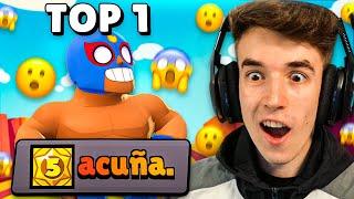 JUEGO con ACUÑA en BRAWL STARS EL FUTURO TOP 1 DEL MUNDO