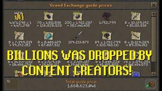 BILLIONS WERE DROPPED BY THESE CREATORS... I GOT LUCKY SEASON 2 OSRS #3