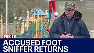Man accused of sniffing kids feet resurfaces  FOX 13 Seattle