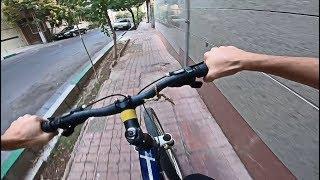 Urban MTB riding GoPro POV  Iran Tehran