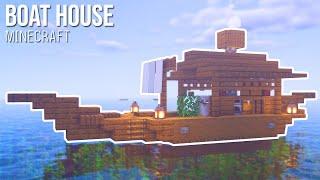 Minecraft  How to build a Boat House  Small & Simple 