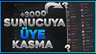 DİSCORD SUNUCUSU KURMA ve ÜYE KASMA GELİŞMİŞ