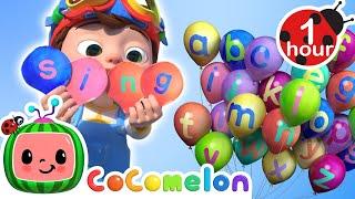 CoComelon ABC Song With Balloons +MORE CoComelon Nursery Rhymes Mix  Learning ABCs 123s