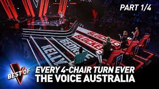 Every 4-CHAIR TURN Blind Audition on The Voice Australia  Part 14