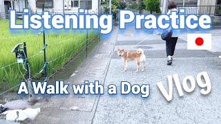 Eng Sub A Walk with a Dog  Japanese Listening Practice