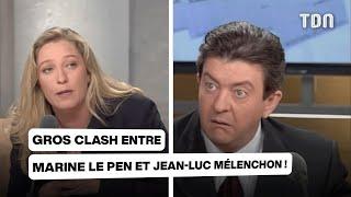 Gros clash entre Marine Le Pen et Jean-Luc Mélenchon sur ce plateau de télé 