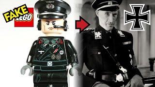 Unofficial Lego German Military WW2 Black Schutzstaffel SS Officer Custom Minifigure JG015