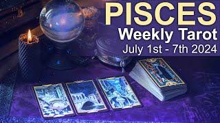 PISCES WEEKLY TAROT READING AN IMPORTANT MILESTONE OVERCOMING A SETBACK July 1st to 7th 2024