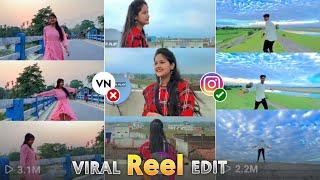 Instagram viral reels tutorial  Instagram trending reels editing  Create 3 video in one video reel