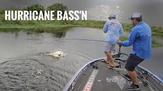 Hurricane Bass Fishing with John Cox - Big Bass Bite before a Storm - SMC 1305