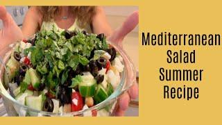 Mediterranean Salad Summer Recipe  Surf Training Factory