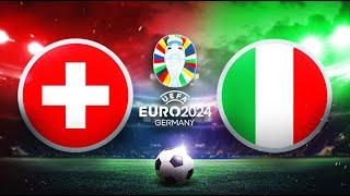 歐囯盃閒場直播，意大利0比2瑞士，德國即將對丹麥