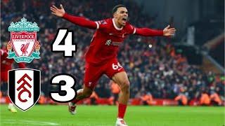 LIVERPOOL V FULHAM HIGHLIGHT  4-3  Fulham F.C. • Liverpool F.C. Premier League 