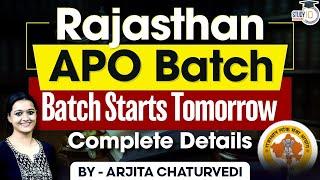 Rajasthan APO Vacancy 2024  Rajasthan APO Syllabus  Rajasthan APO Exam Preparation