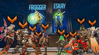 2 BUFFED Top 500 Lucios vs *10* Bronze Players - Who wins? ft. Eskay & Frogger