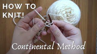 How to Knit Continental Style for Beginners