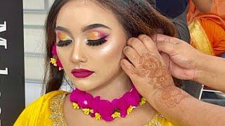 Haldi bridal Makeup tutorial  Nadia’s makeover