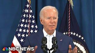 ‘We cannot be like this’ Biden speaks after shooting at Trump rally