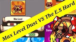 Maxed Out 1000 Leveled Dust VS The Evil Summoner Hard  Summoners Greed