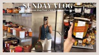 VLOG Autumn HomesenseTkMaxx shop & haul  + lets have a coffee & catch up