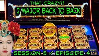 ️That Crazy 2 Back to Back MAJOR JACKPOTS at Dragon Link Slot Se-5  Ep4