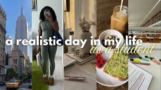 VLOG  a realistic and productive day in my life as a college student in NYC