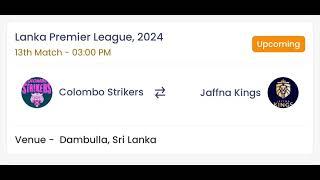 Colombo strikers vs Jaffna kings toss prediction today toss  Lanka premier league t20 match 2024