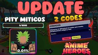 MINI UPDATE ANIME HEROES SIMULATOR CODES ROBLOX