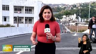 Em MG governo inaugura obra de viaduto sobre linha férrea em Juiz de Fora