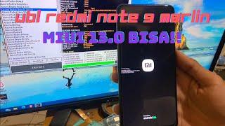 Cara Unlock Bootloader UBL redmi note 9 merlin MIUI 13  TANPA HAPUS DATA