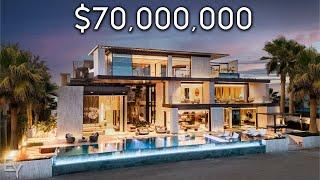 Touring a $70000000 Dubai Billionaire Mansion With an UNDERWATER GARAGE