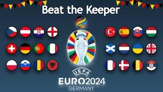UEFA EURO 2024 Germany  Beat the Keeper Marble Race