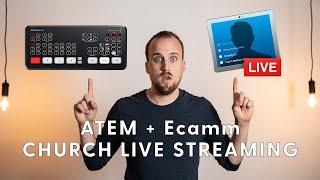 Church Live Streaming Coaching Call  Ecamm Live + ATEM Mini Pro