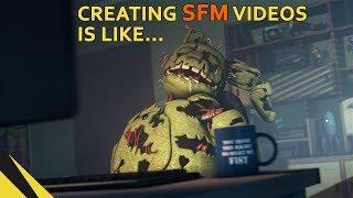 CREATING SFM VIDEOS IS LIKE...  FNAF Animation