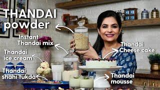 Thandai Recipe I 1 Thandai Powder 5 Recipes I Holi Recipes I Pankaj Bhadouria