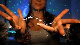 ASMR  Hypnotic Visual Triggers That Will Melt Your Mind Hand Movements Light Triggers Tracing